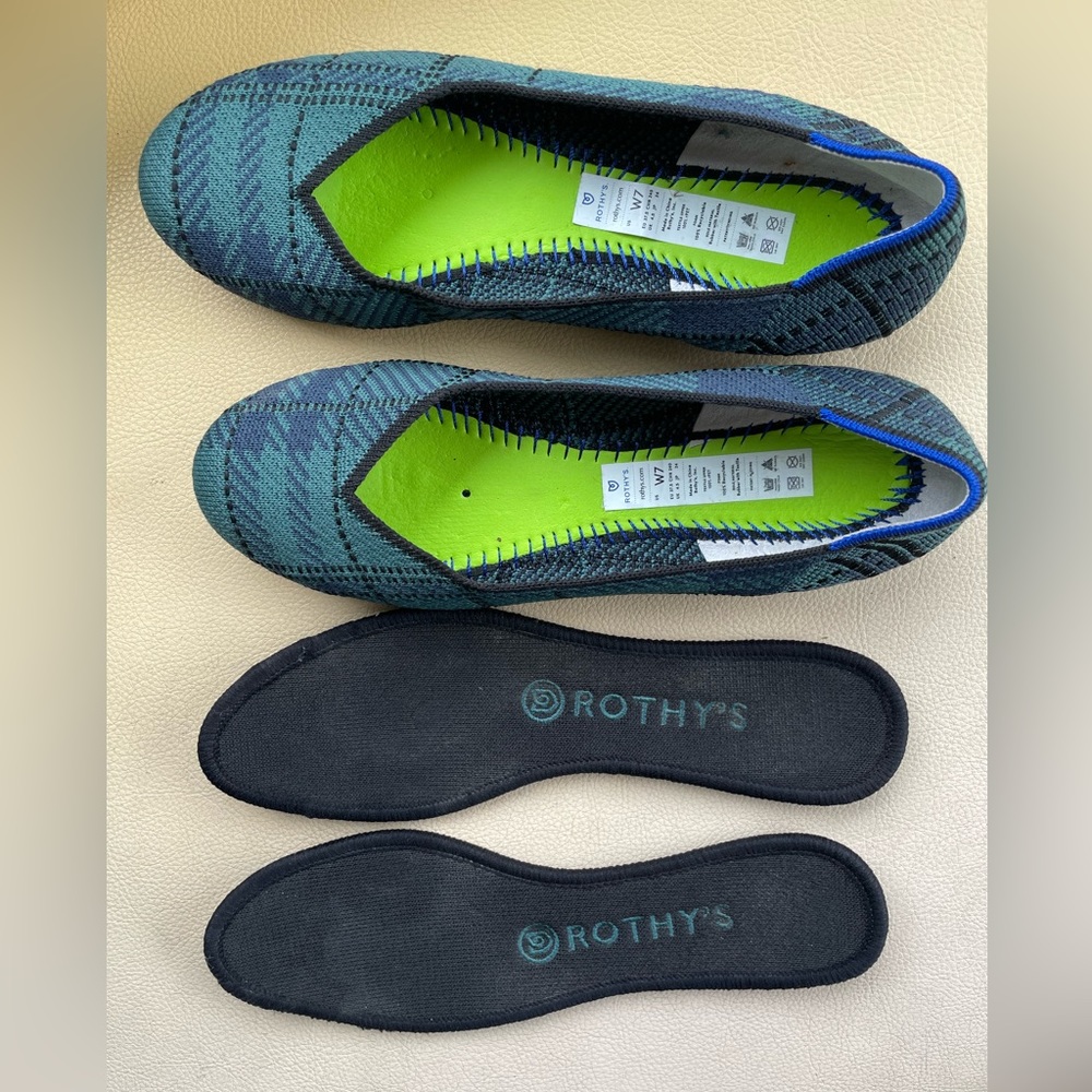 *EUC* Rothy’s round toe The Flat, W7, with original box